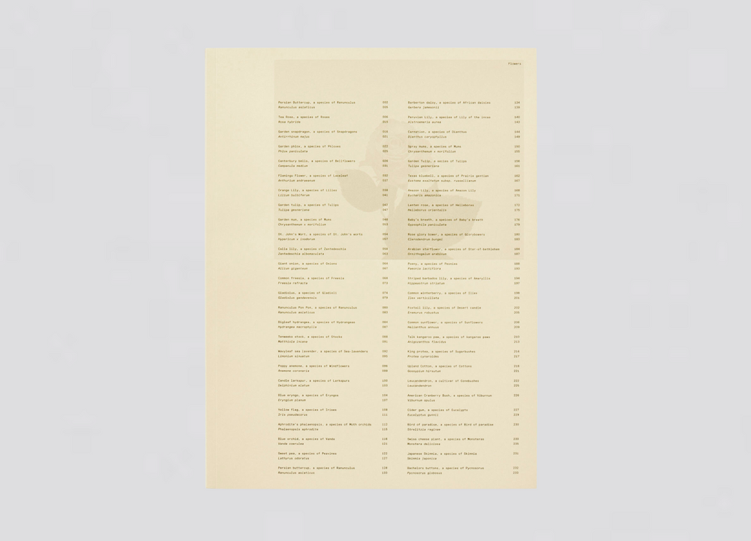 Jeremy Ayer — Organs of a Divided Labour - Flowers
